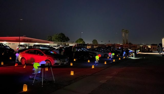 TOHS Dance Held a Drive-in Winter Concert