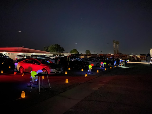 TOHS Dance Held a Drive-in Winter Concert