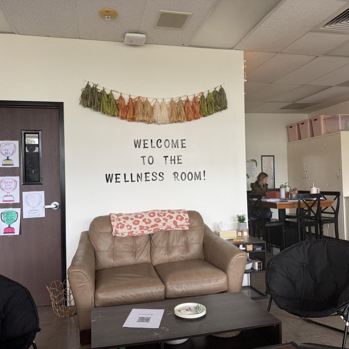 Photo of the Thousand Oaks High School Wellness Center. Students may schedule sessions or self-refer for drop-in counseling. (The Lancer/ Alan Ko)